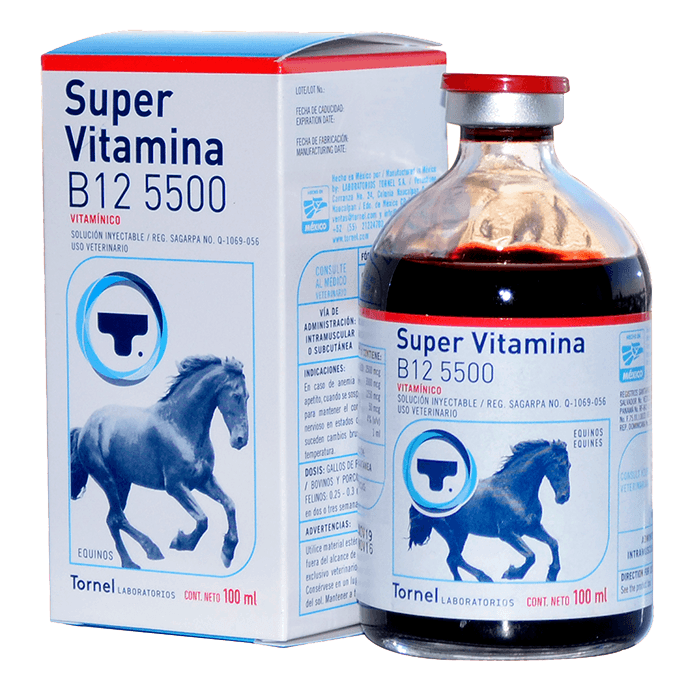 Tornel Super Vitamina B12 5500 Ampolla Inyectable